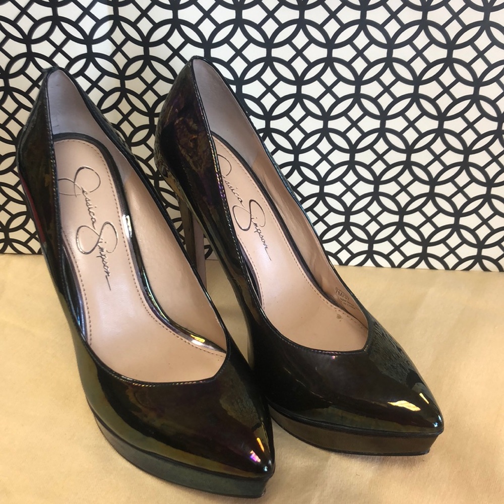 Jessica Simpson platform heels